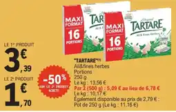 E.Leclerc TARTARE Ail & Fines Herbes offre