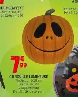 La Foir'Fouille Citrouille lumineuse offre