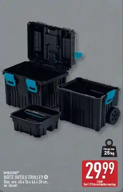 ALDI WORKZONE BOÎTE OUTILS TROLLEY offre