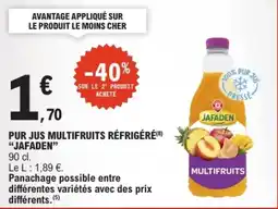 E.Leclerc JAFADEN PUR JUS MULTIFRUITS RÉFRIGÉRÉ offre