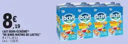 E.Leclerc lactel LAIT DEMI-ÉCRÉMÉ offre