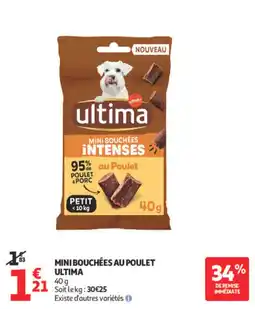 Auchan ultima MINI BOUCHÉES AU POULET offre