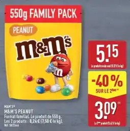 ALDI M&M'S PEANUT offre
