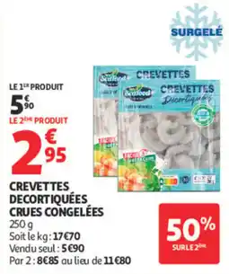 Auchan Seafood Crevettes décortiquées offre