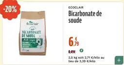 La Vie Claire Ecoclaire Bicarbonate de soude offre