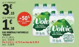 E.Leclerc Volvic Eau Minérale Naturelle offre