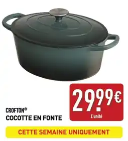 ALDI CROFTON COCOTTE EN FONTE offre