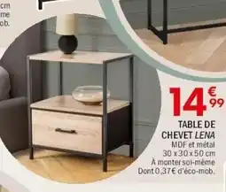 La Foir'Fouille Table de chevet lena offre