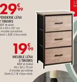 La Foir'Fouille Meuble léna 3 tiroirs offre