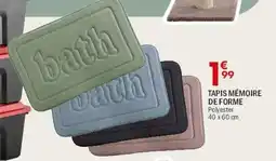 La Foir'Fouille Tapis mémoire deforme offre