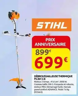 Rural Master Stihl - debroussailleuse thermique fs261 cce offre