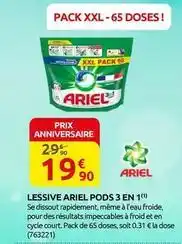 Rural Master Ariel - lessive pods 3 en 1 offre