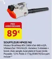 Rural Master Boost - souffleur hp435 nu offre