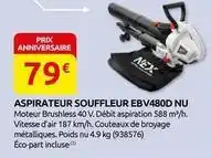 Rural Master Aspirateur souffleur ebv480d offre