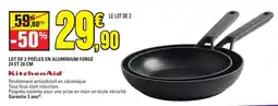E.Leclerc KitchenAid POÊLES EN ALUMINIUM FORGÉ offre