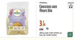 La Vie Claire PRIMEAL Couscous aux fleurs bio offre