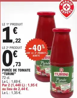 E.Leclerc TURINI Purée de Tomates offre
