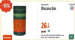 La Vie Claire GUAYAPI Warana bio offre
