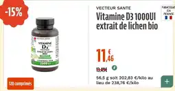 La Vie Claire VECTEUR SANTÉ Vitamine D3 offre