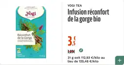 La Vie Claire YOGI Infusion réconfort de la gorge bio offre