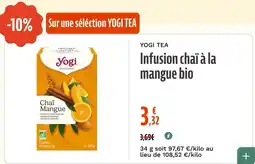 La Vie Claire YOGI TEA Infusion chaï à la mangue bio offre