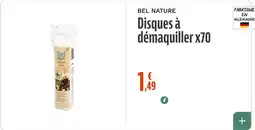 La Vie Claire Bel nature Disques à démaquiller offre