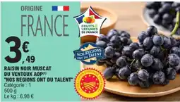 E.Leclerc RAISIN NOIR MUSCAT DU VENTOUX AOP offre