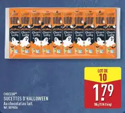 ALDI CHOCEUR SUCETTES D'HALLOWEEN offre