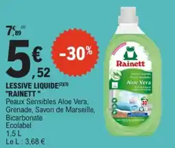 E.Leclerc Rainett Lessive liquide offre