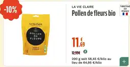 La Vie Claire La Vie Claire Pollen de fleurs bio offre