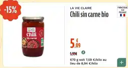 La Vie Claire La Vie Claire Chili sin carne bio offre