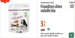 La Vie Claire CANICHEF BIO Friandises chien volaille bio offre