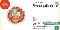 La Vie Claire LA VIE CLAIRE Pizza margarita bio offre