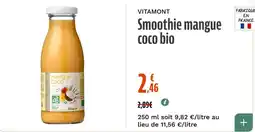 La Vie Claire VITAMONT Smoothie mangue coco bio offre