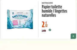 La Vie Claire NATRACARE Papier toilette humide / lingettes naturelles offre