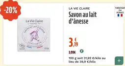 La Vie Claire La Vie Claire Savon au lait d'ânesse offre