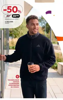 Sport 2000 Adidas polaire homme offre
