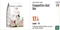 La Vie Claire FELICHEF BIO Croquettes chat bio offre