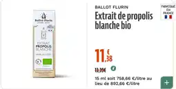 La Vie Claire Ballot-Flurin Extrait de propolis blanche bio offre
