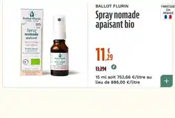 La Vie Claire Ballot-Flurin Spray nomade apaisant offre