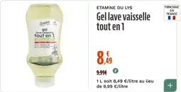 La Vie Claire Etamine Gel lave vaisselle tout en 1 offre