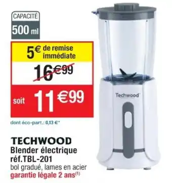 Cora x Carrefour Blender électrique Réf. TBL-201 offre