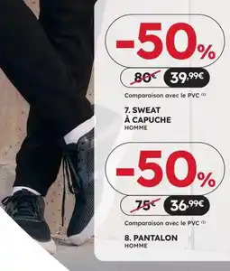 Sport 2000 SWEAT À CAPUCHE HOMME offre
