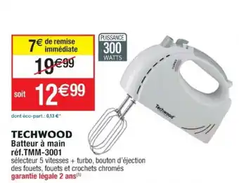 Cora x Carrefour Batteur À Main réf. TMM-3001 offre