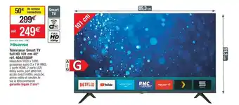 Cora x Carrefour Téléviseur Smart TV Full HD 101 cm 40" Réf. 40AE5500F offre