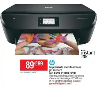 Cora x Carrefour Imprimante Multifonction Jet D'Encre Réf. Envy Photo 6230 offre