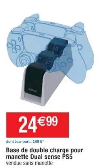 Base De Double Charge Pour Manette Dual Sense PS5