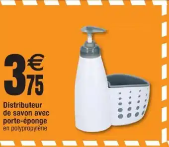 Cora x Carrefour Distributeur De Savon Avec Porte-éponge offre
