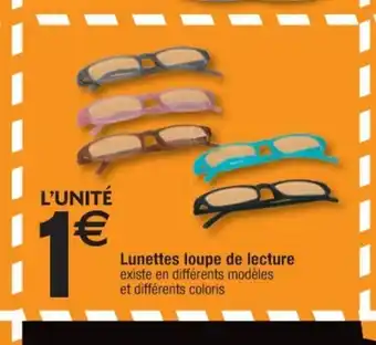 Cora x Carrefour Lunettes Loupe De Lecture offre