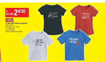 Cora x Carrefour Tee-Shirt Fille Ou Garçon offre
